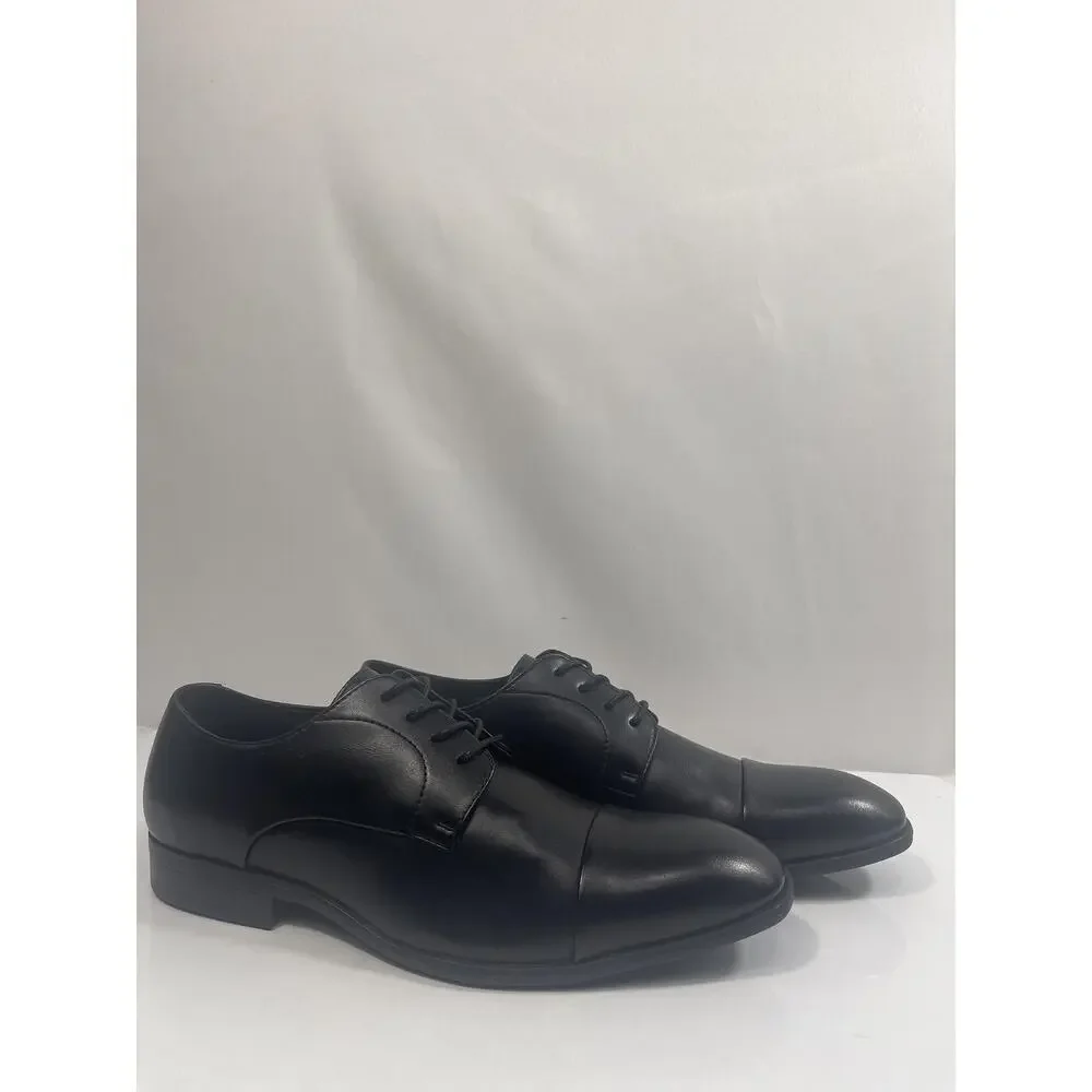 Alfani Shoes Men's Size 11 Black Quinn Cap Toe Derby Dress Oxford New Box
